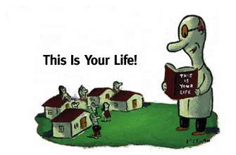 Digital Portfolio and Resume for Christine Mckenna, Online Journalist, illustration by Gary Baseman for Test Town, Time.com