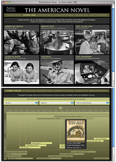  The site is a comprehensive exploration of 200 years of the American novel, offering information on more than 50 novels and authors.