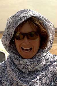 Francesca Sternberg found her Iran outfit in East 
London.